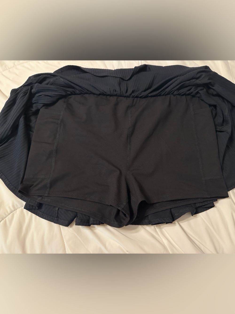 Free People Movement Sultry Skort - NWT - Size XL Black - Picture 7 of 13